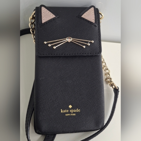 Kate Spade Novelty Black Cat Crossbody Bag - Picture 2 of 6